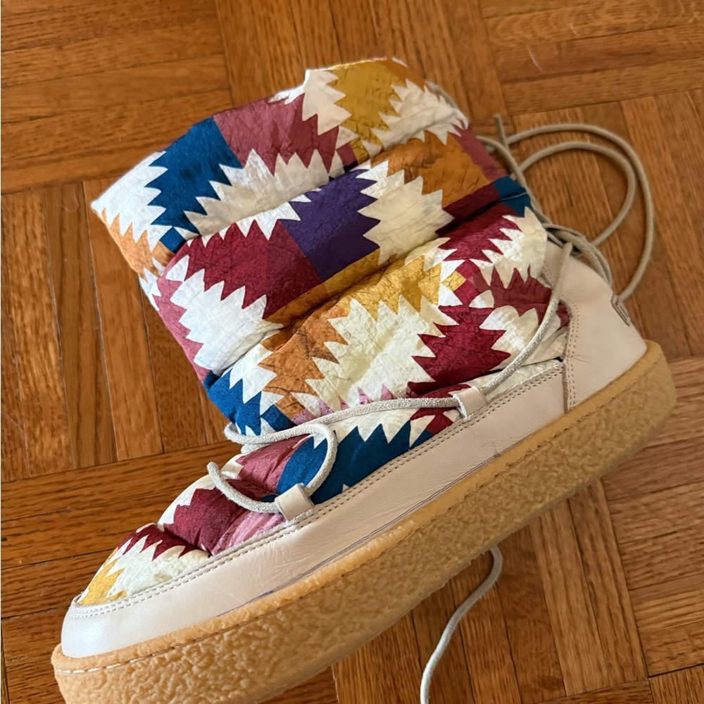 Isabel Marant Printed Snow Boots EU 39 | Never Worn | Rare Statement Boot - Picture 5 of 8